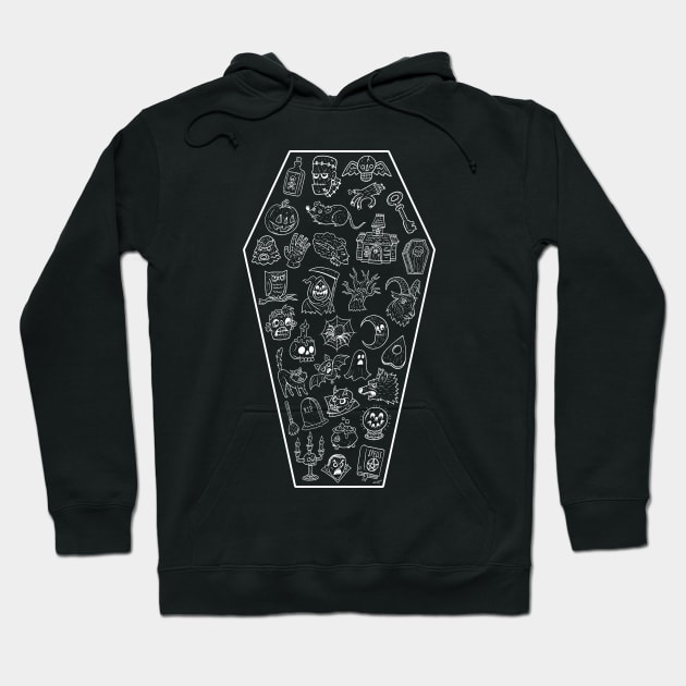 Spooky Icons Hoodie by chrisraimoart